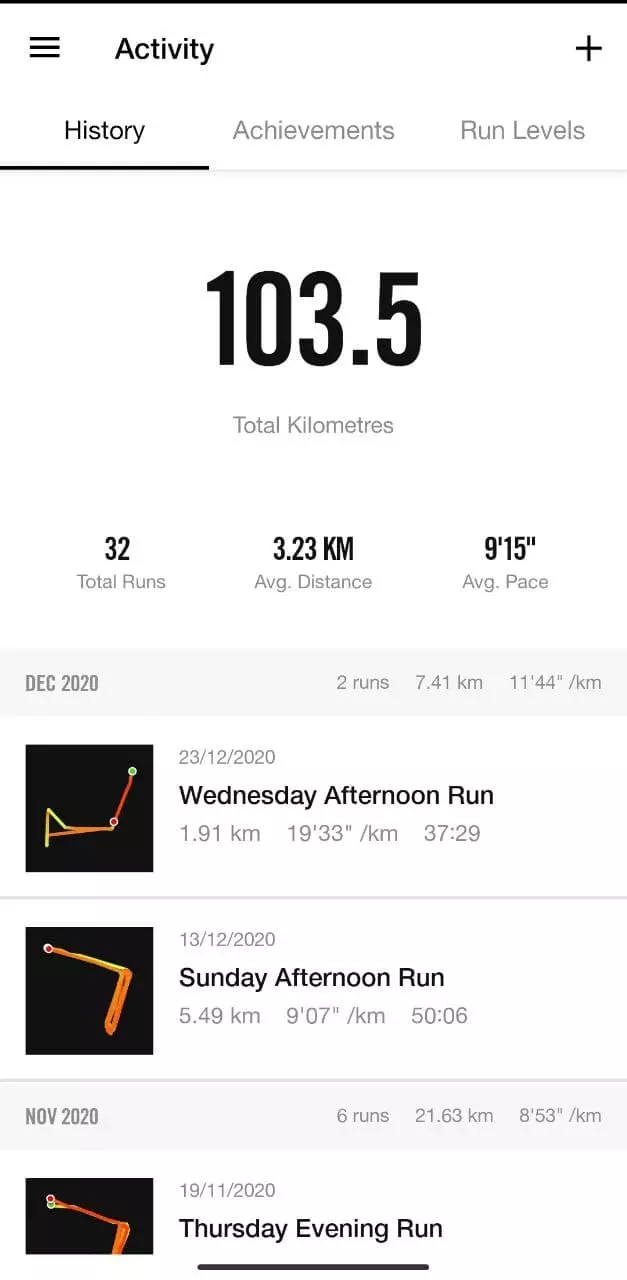 Running Log